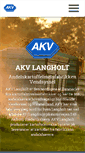 Mobile Screenshot of akv-langholt.dk