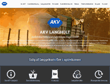 Tablet Screenshot of akv-langholt.dk